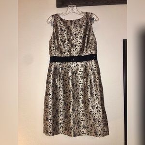 Tahari Arthur S. Levine Shinny & Sequin Dress